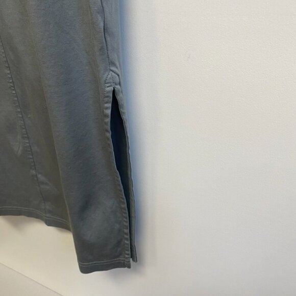 Everlane Luxe Cotton Side Slit T Shirt Dress - Picture 6 of 12